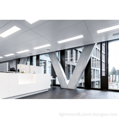 54w-80w 30x120cm Square Recessed LED Ceiling Panel Light 1200x300